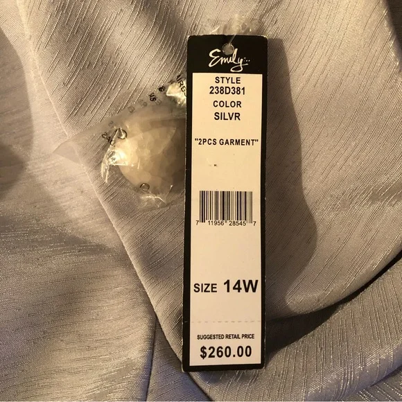 Womens Emily Silver Formal Suit - Picture 16 of 16